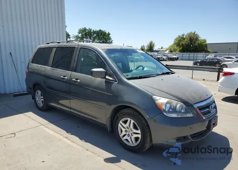 2007 Honda Odyssey Exl from USA, damaged, VIN 5FNRL38797B456625